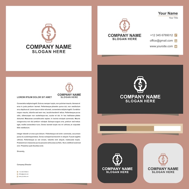 logo cook and business card