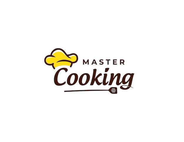 Логотип кулинарной компании с надписью «Master Cooking».