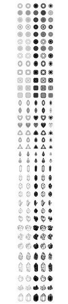 Vector logo creator elements