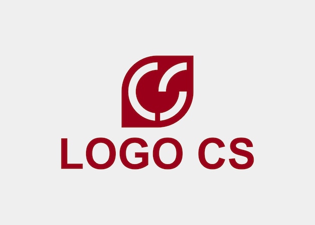 Logo cs vector nome azienda