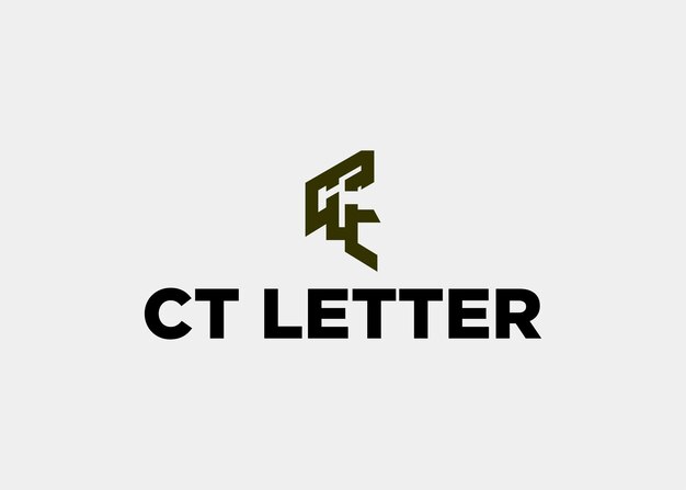 logo ct letter bedrijfsnaam