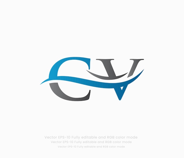 A logo for a cv company