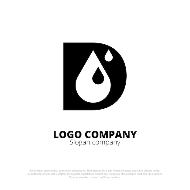 Vector logo d-drop