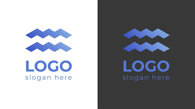 Logo design blue logo waves logo water logo rest logo