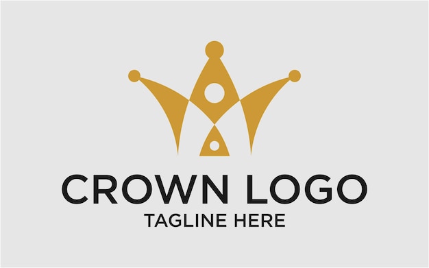 LOGO DESIGN COMBINATIE KROON EN PERSOON GEZONDHEID