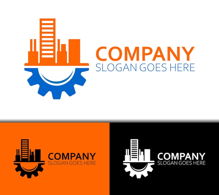 Vector logo design for company logo or brand identity