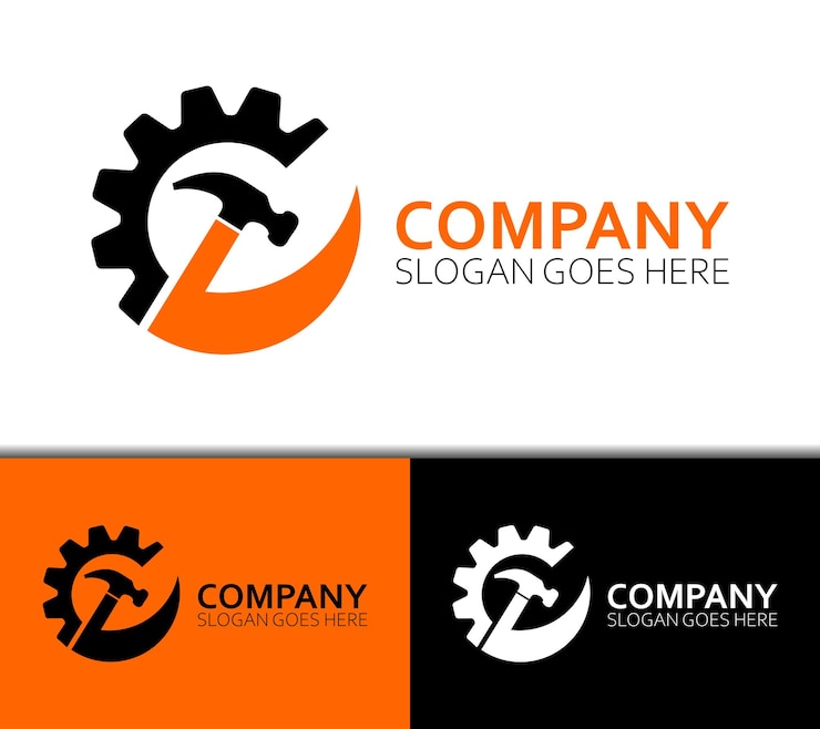 Vector logo design for company logo or brand identity