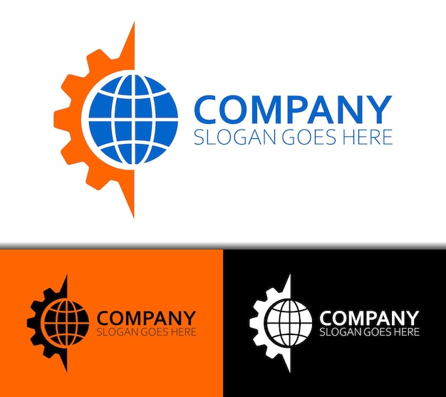 Logo design for company logo and business logo