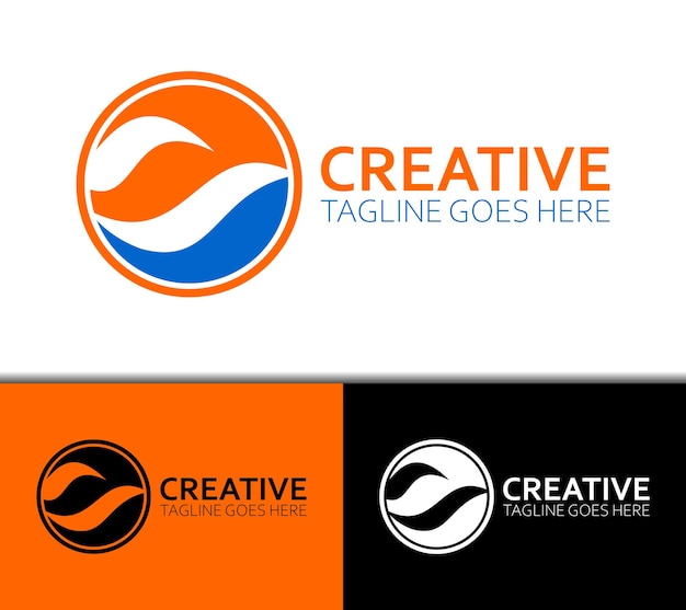 Logo design for company logo and business logo