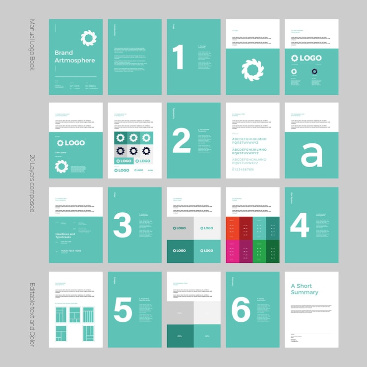 Logo Design Handbook Template