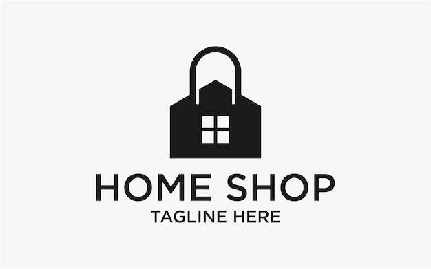 LOGO DESIGN HOME AND SHOP COMBINED