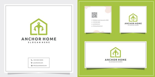 Idee per il design del logo anchor house