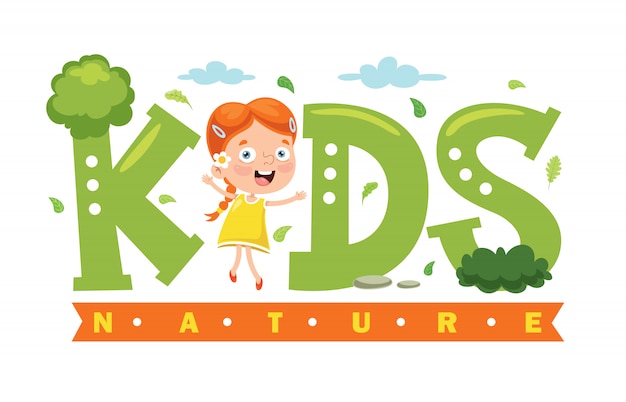 Logo design per bambini natura