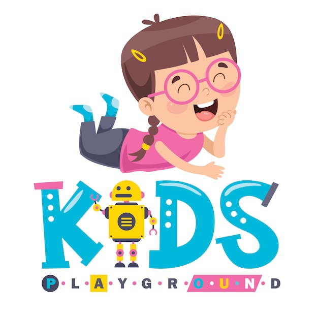 子供の遊び場のロゴデザイン