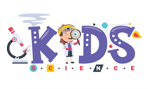 Logo design per la scienza dei bambini