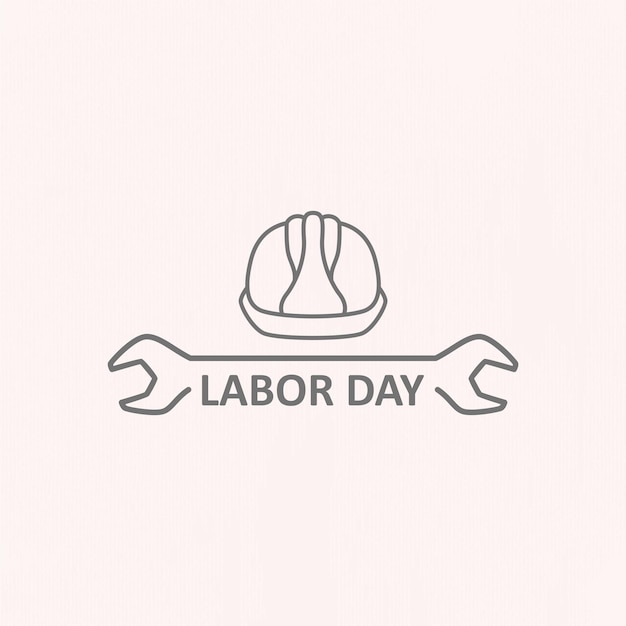 Logo design for labor day