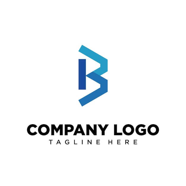 Logo design letter B, suitable for company, community, personal logos, brand logos