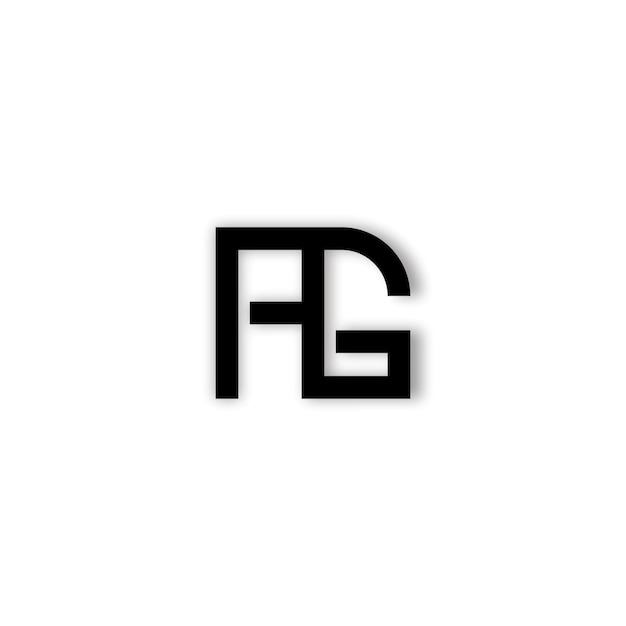 ロゴ デザイン文字 A と G