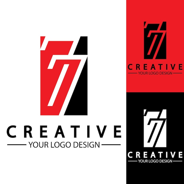 Logo design numero 77 immagine illustrazione vettoriale