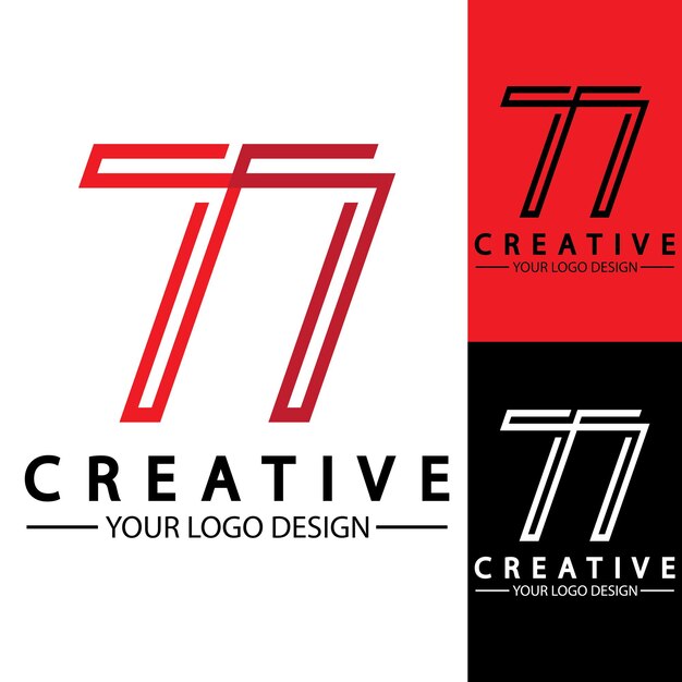 Logo design numero 77 immagine illustrazione vettoriale