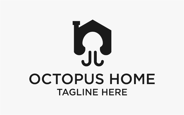 LOGO DESIGN THUIS EN OCTOPUS GECOMBINEERD