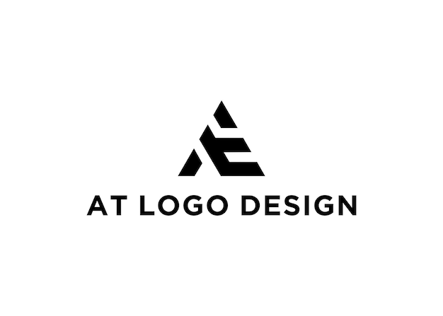 at logo design vector illustration