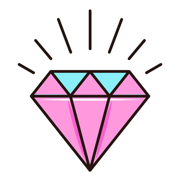 Логотип бриллианта Вектор
