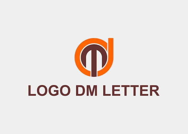 Logo dm letter company name