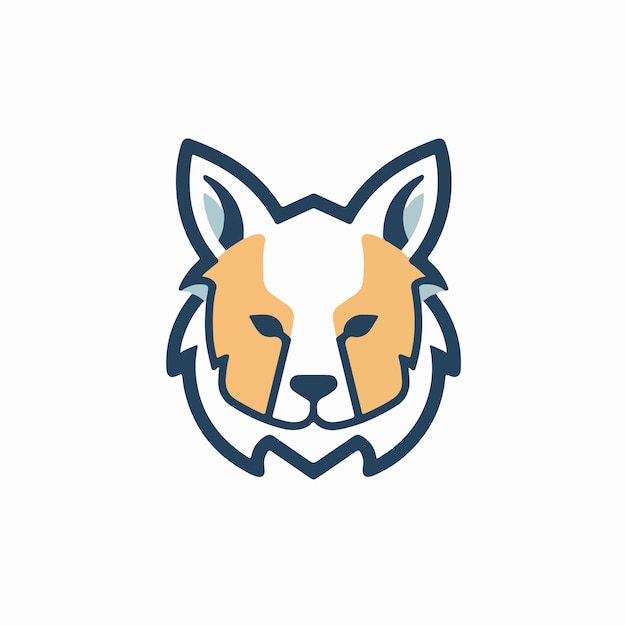 Logo for a dog company that is a fox.