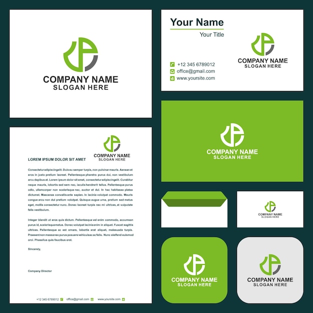 logo dp and business card