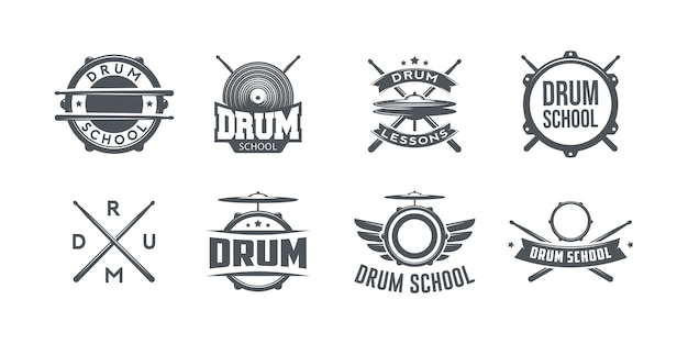   logo of drum school.