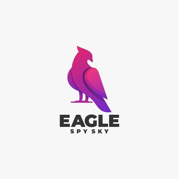 Logo Eagle Gradient Kleurrijk