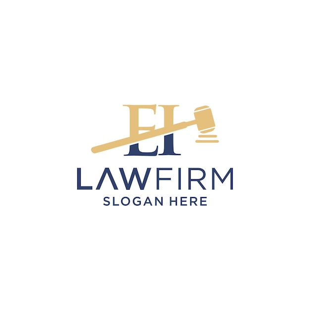 Logo ei law firm design