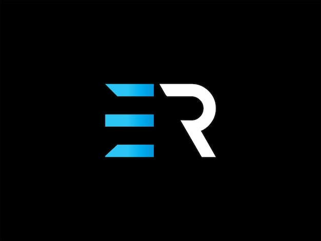 A logo for er and the word