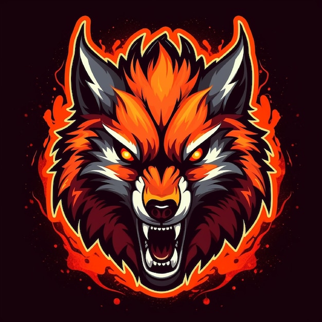 Логотип esport wolf