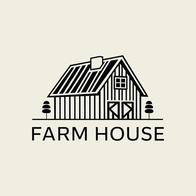 a logo for farm house that says farm house