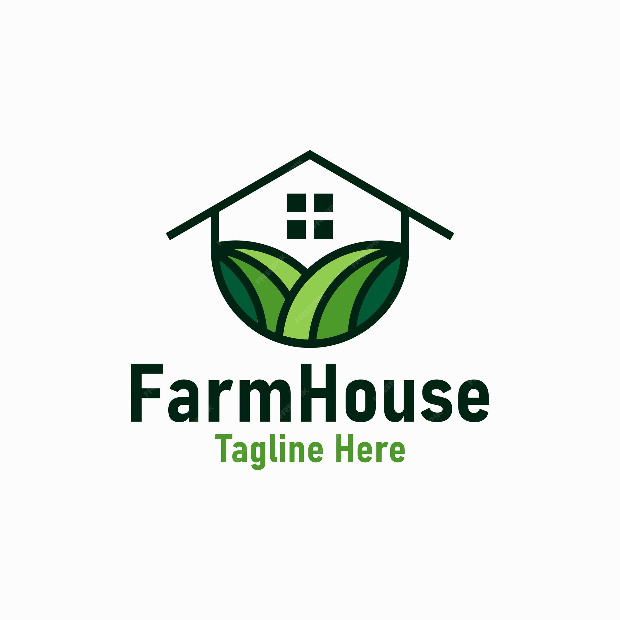 Premium Vector A Logo For Farm House On A White Background premium-vector-a-logo-for-farm-house-on-a-white-background