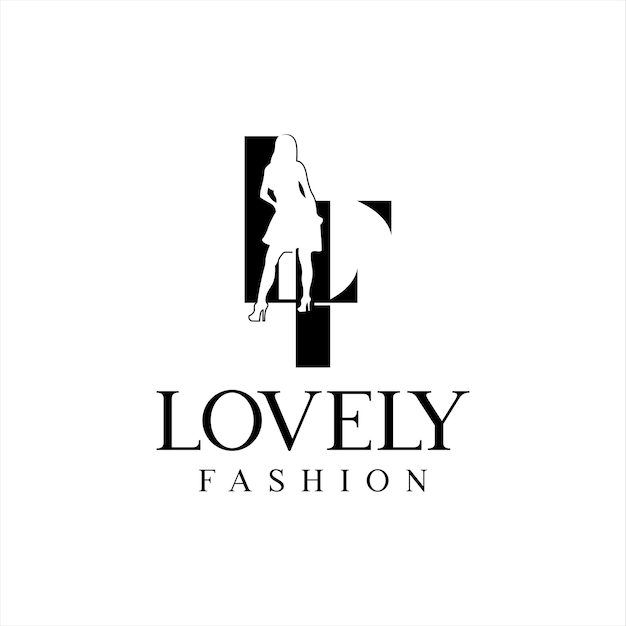 Un logo per un marchio di moda chiamato lovely fashion.