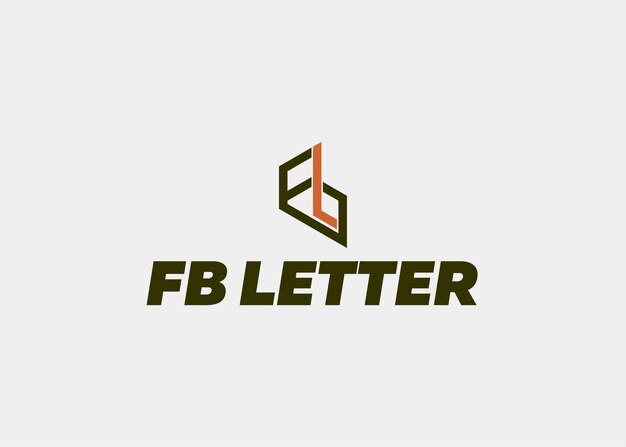 Logo fb lettera nome azienda