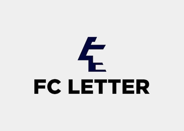 logo fc cf letter company name