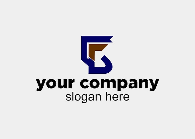 logo fg letter company name