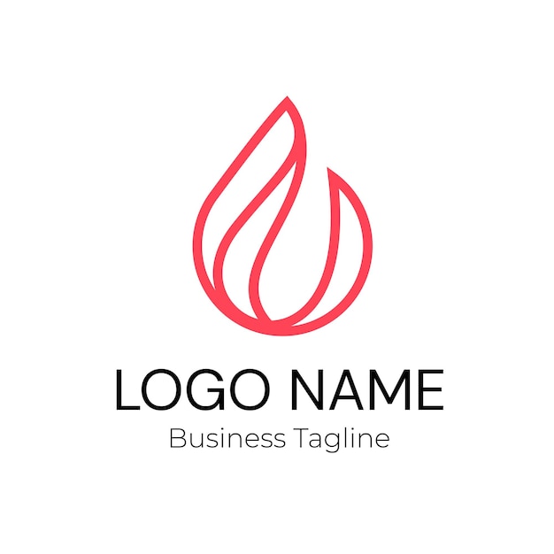 logo fire business company brand