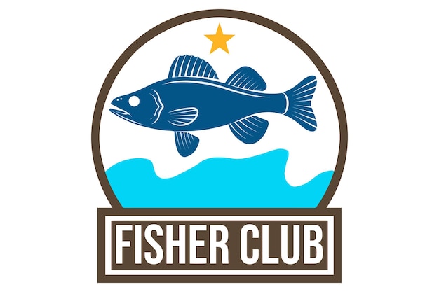 Logo Fishing Fisher Club