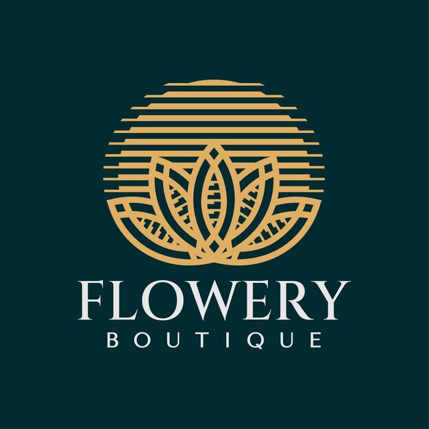 Logo for a flower boutique