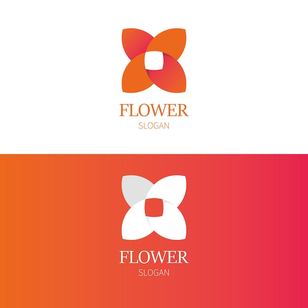 Logo for a flower company