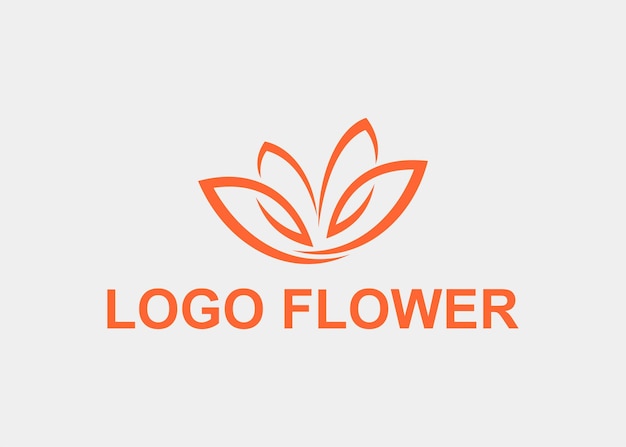 Logo flower line nome azienda