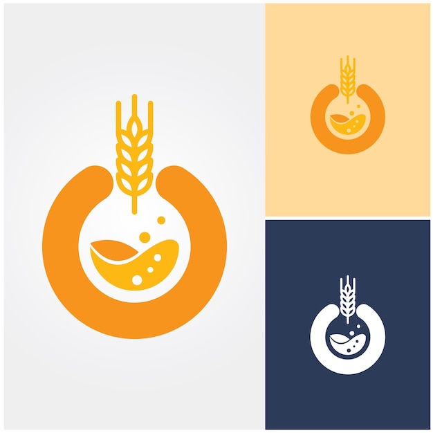 A logo for a food company called wheat.