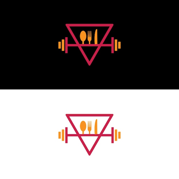 Вектор Логотип для тренажерного зала и фитнес-клуба