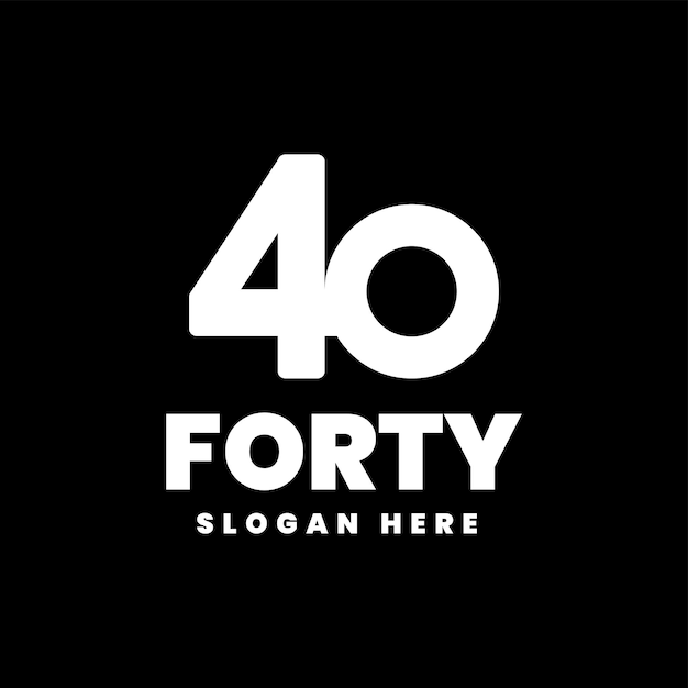 logo forty flat