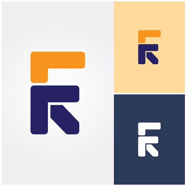 Логотип для fr и слово "fr"